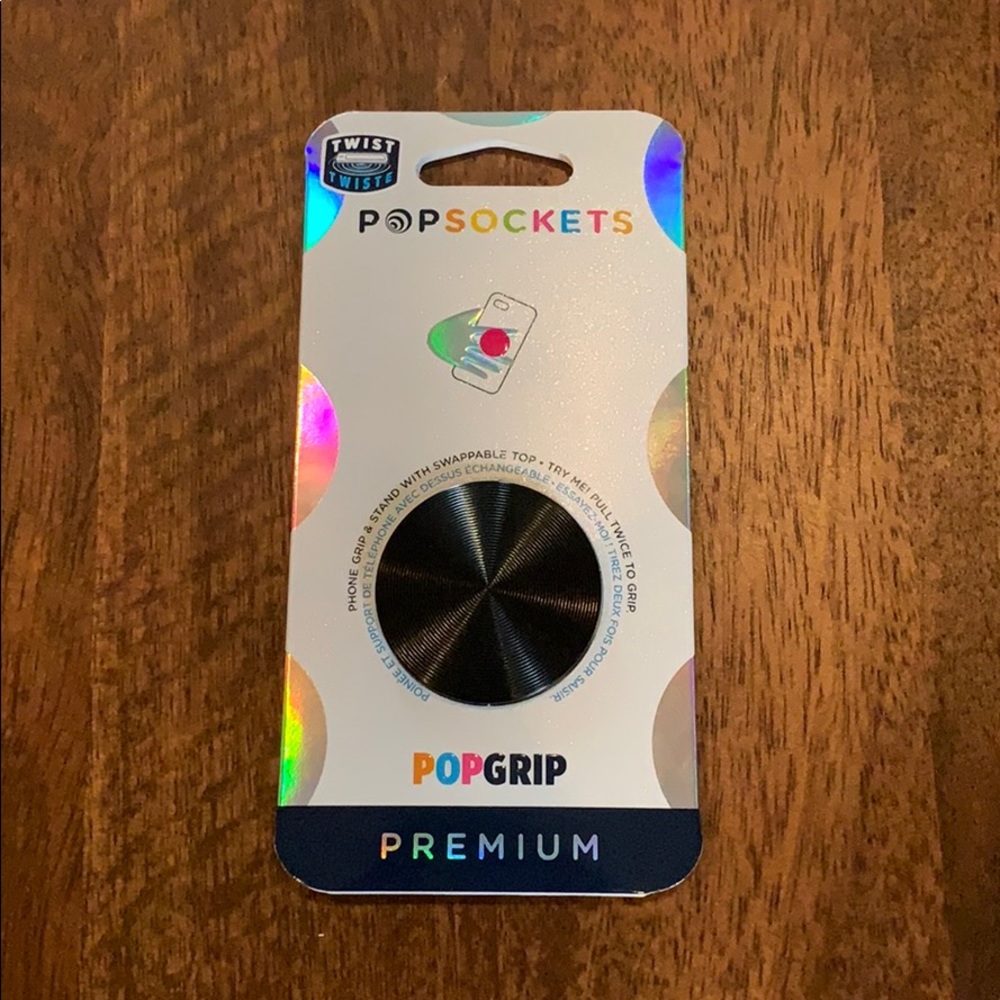 PopSocket Popgrip Premium — Black